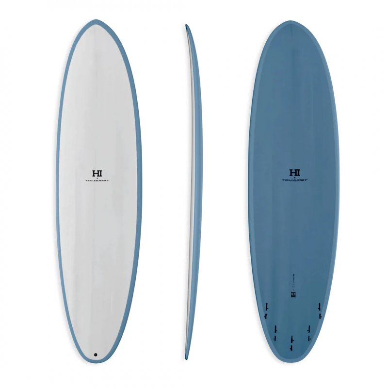 Moe Blue Surfboard, FCSII